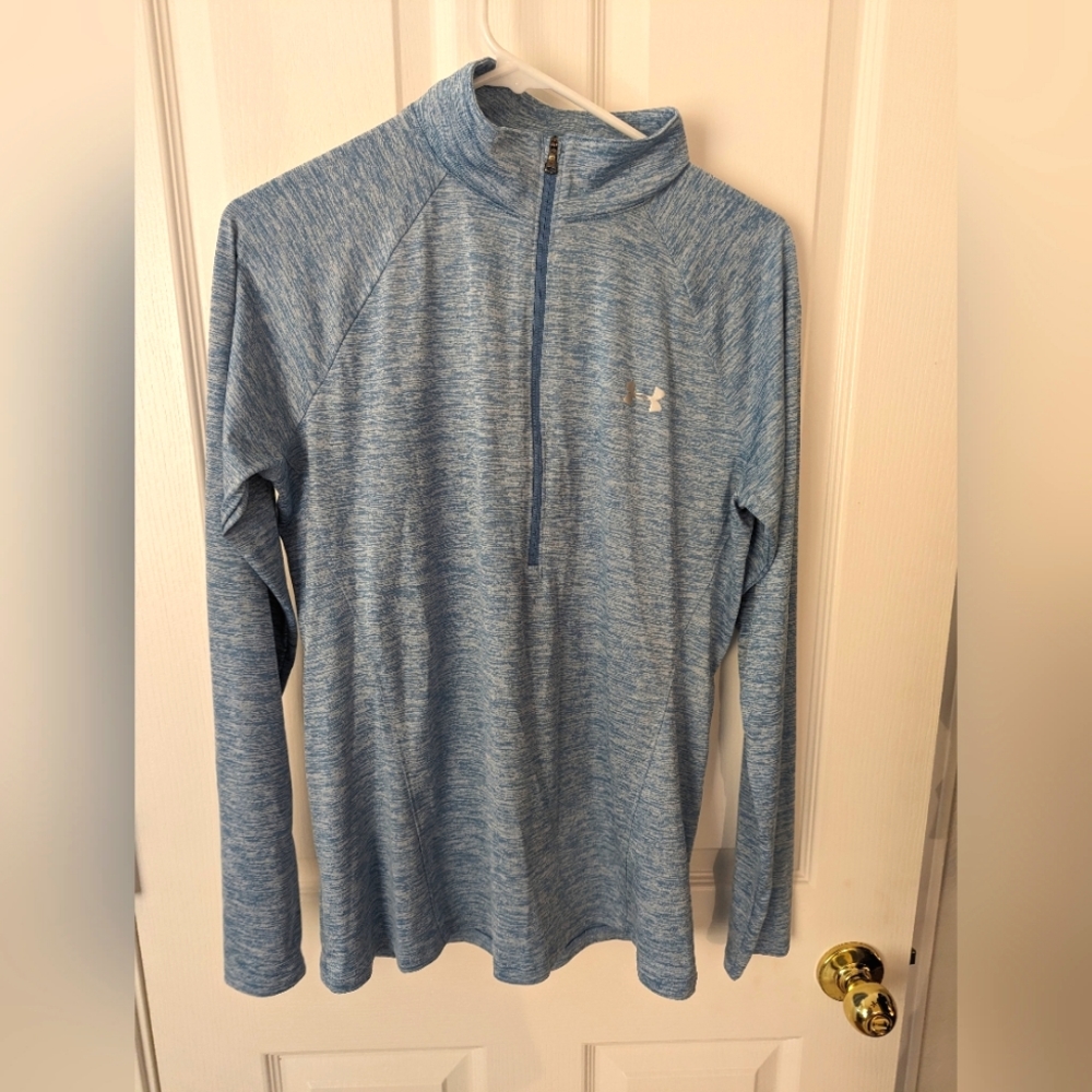 Women's under armour heat‎ heat half zip size large